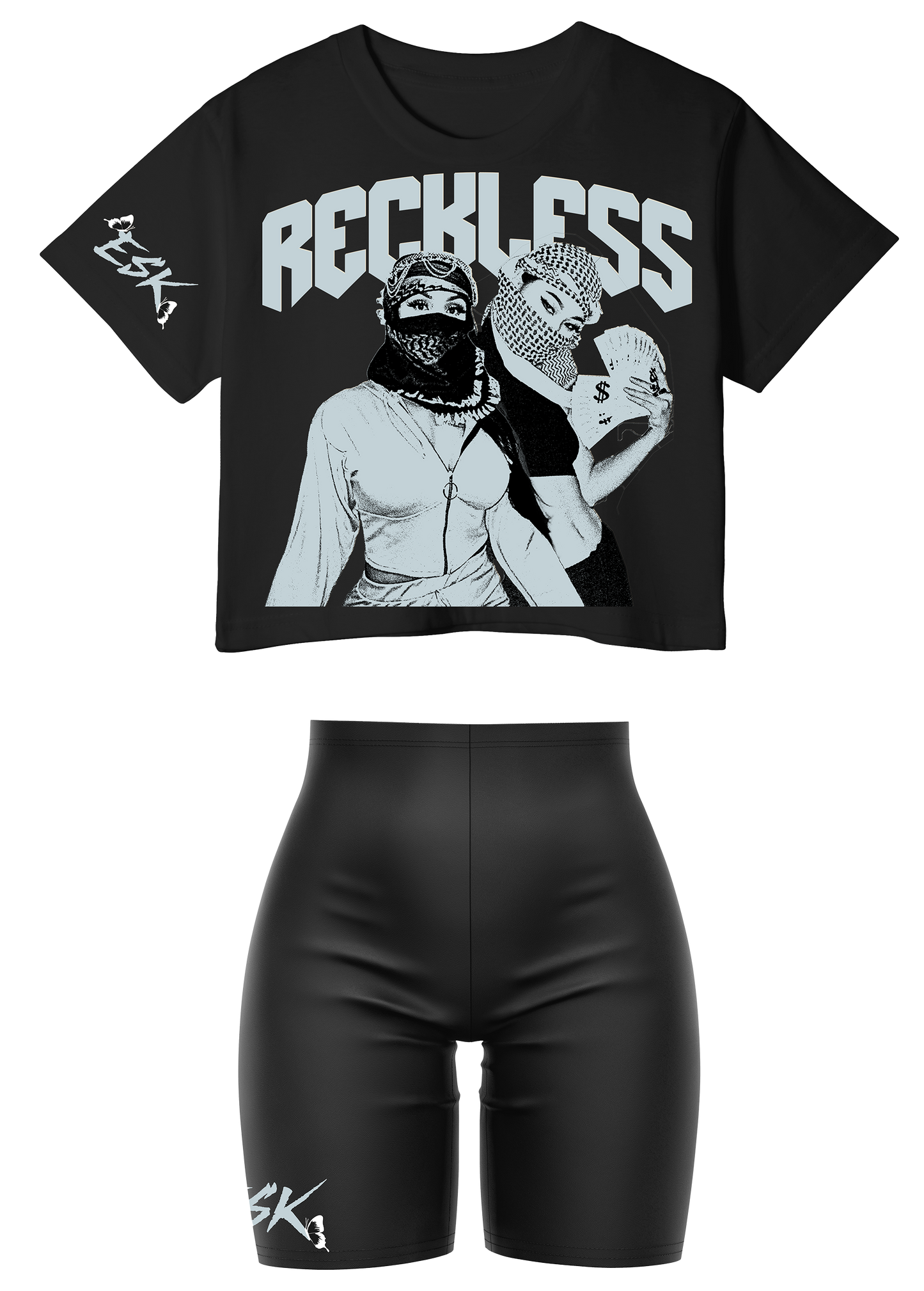 Reckless Butterfly Crop Set