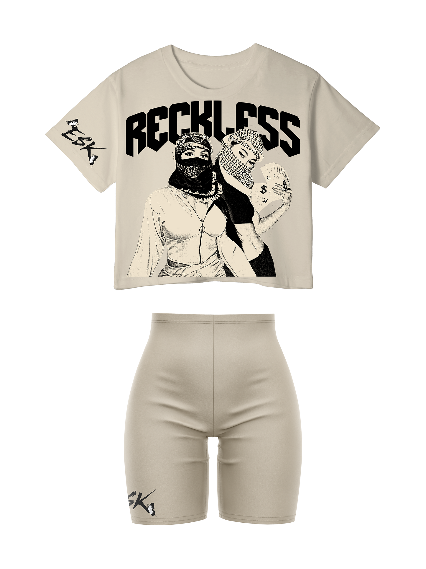 Reckless Butterfly Crop Set